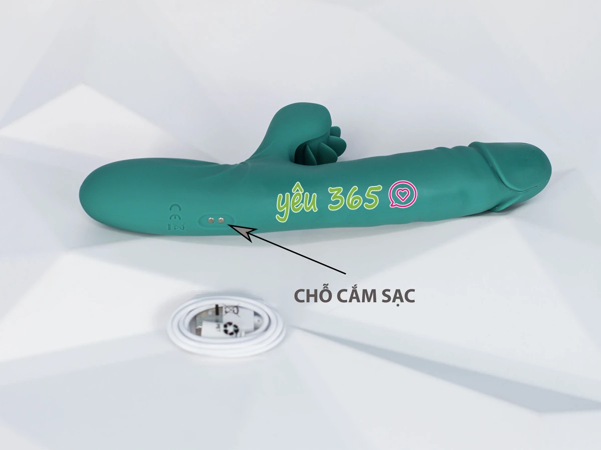 Máy massage Yeain Vibrators rung thụt có lưỡi liếm cảm ứng