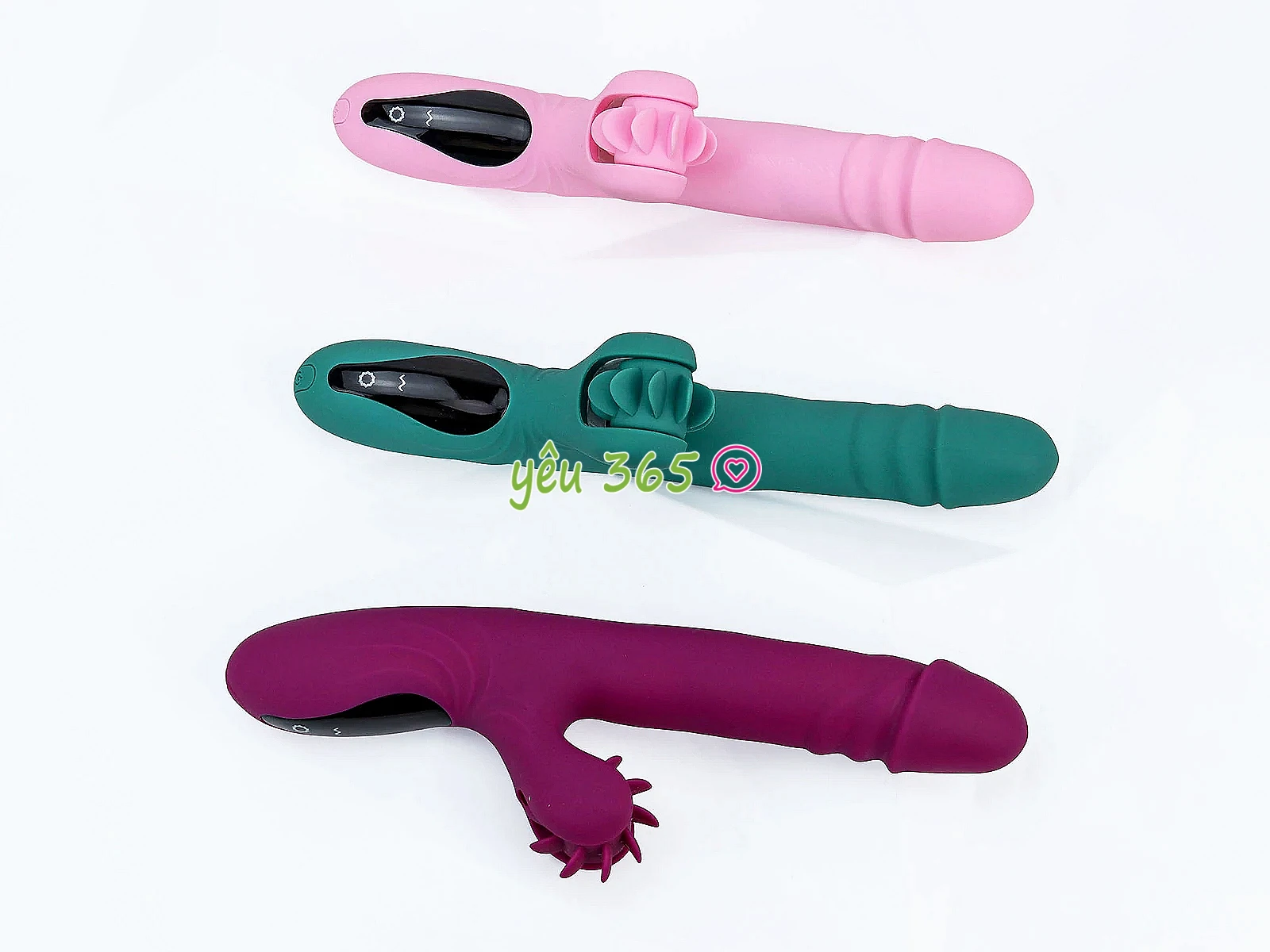 Máy massage Yeain Vibrators thụt xoay, lưỡi liếm cảm ứng, có sưởi ấm