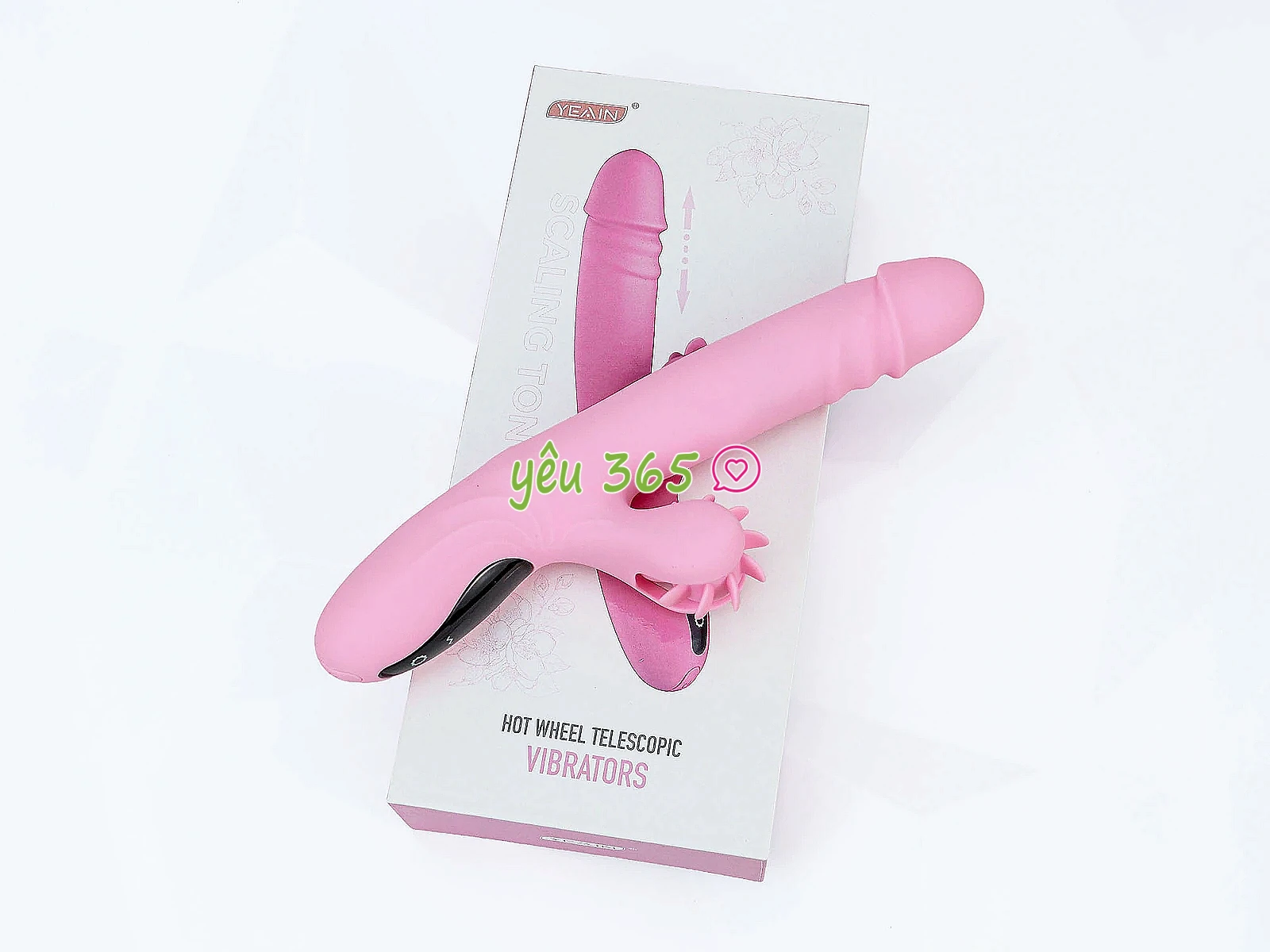 Máy massage Yeain Vibrators thụt xoay, lưỡi liếm cảm ứng, có sưởi ấm