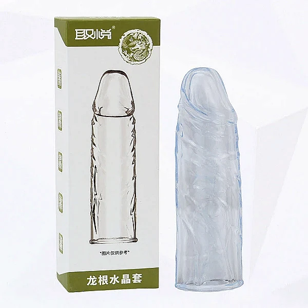 Bao cao su đôn dên trơn trong suốt Penis tăng kích thước dương vật