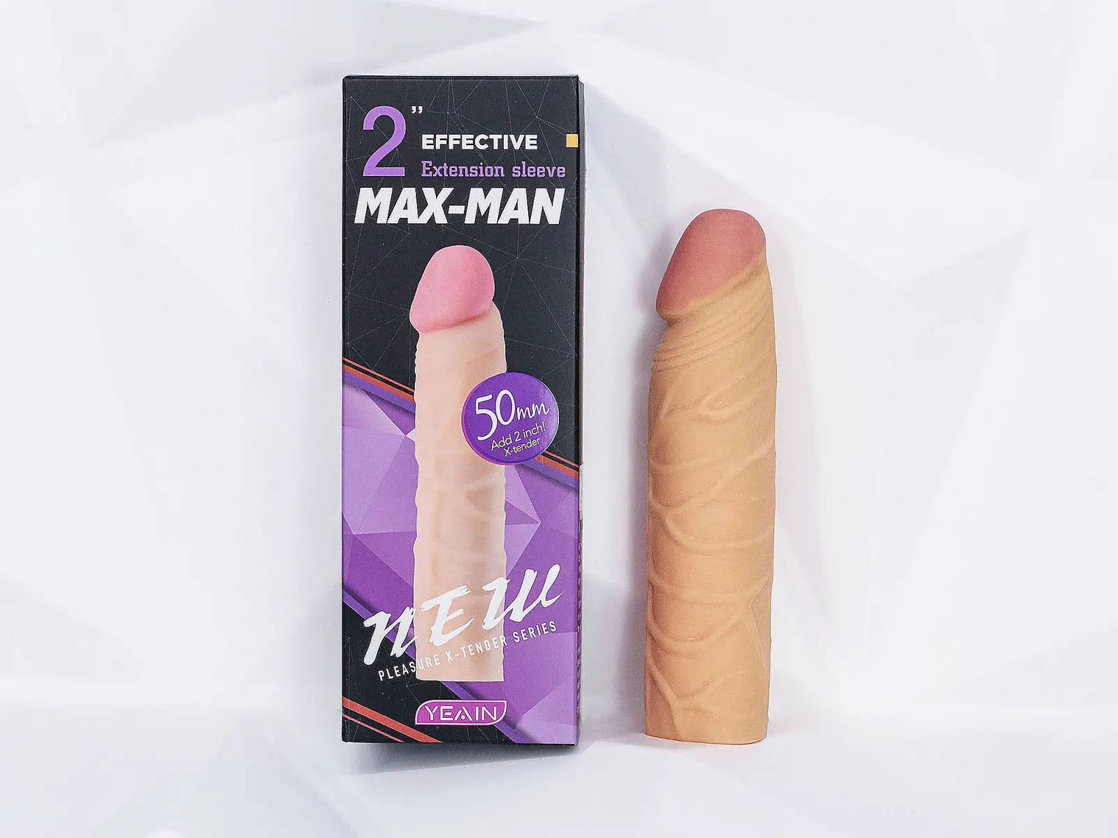 Bao cao su đ&ocirc;n d&ecirc;n Max Man c&oacute; g&acirc;n tăng 2 inch