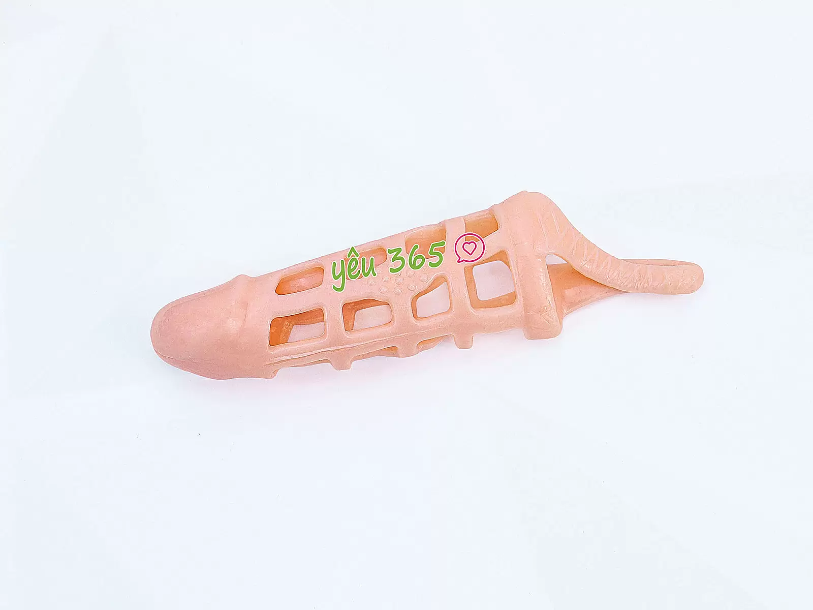 Bao cao su donzen lưới MEN Extension có quai đeo thân rung