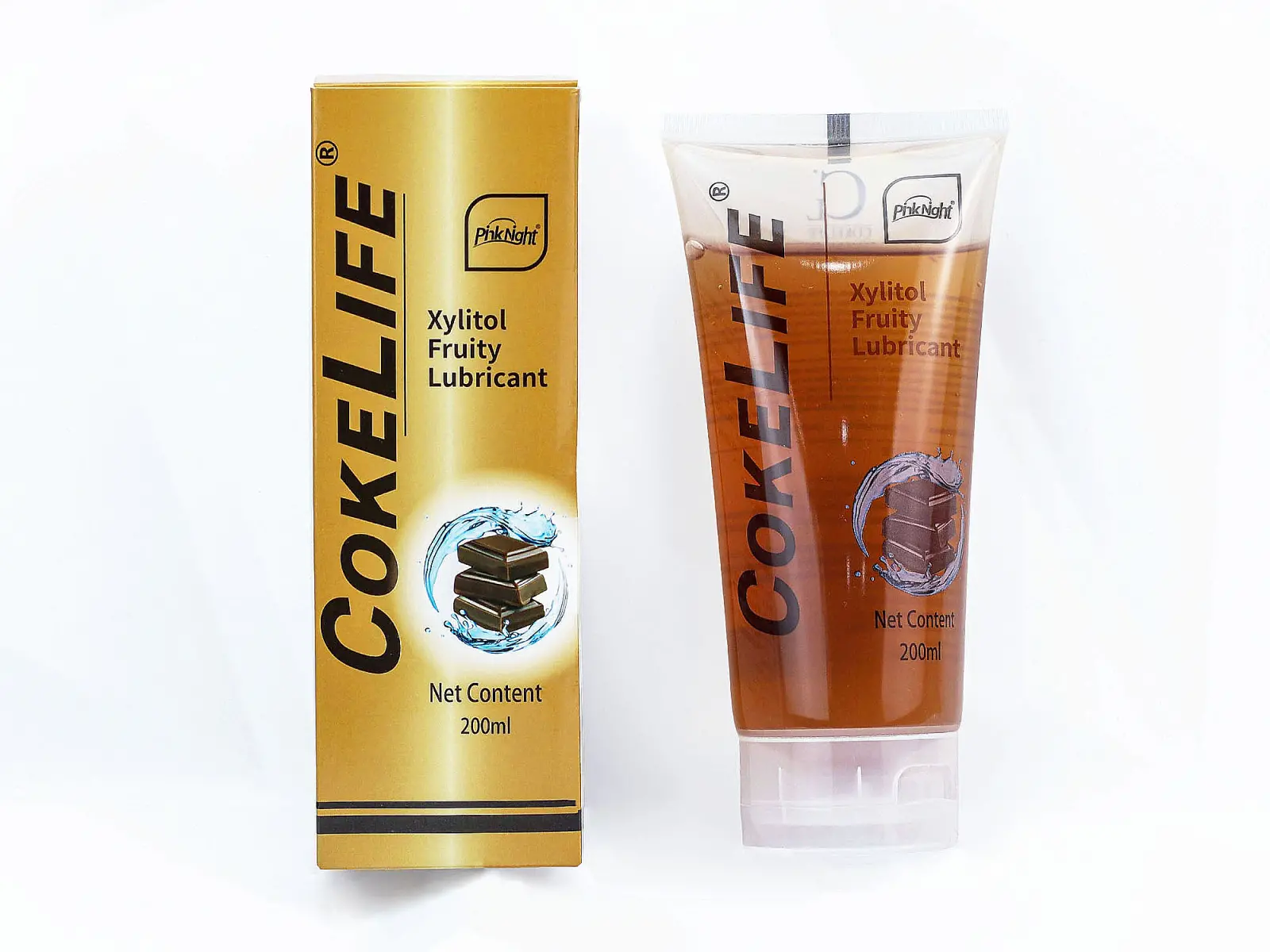 Gel b&ocirc;i trơn hương socola COKELIFE Xylitol Fruity Lubricant 200ml
