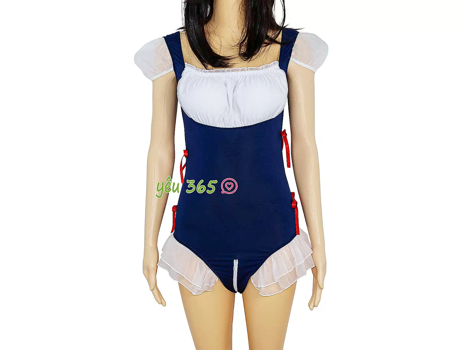 Bộ đồ chơi bạo dâm váy liền thân COSPLAY quyến rũ