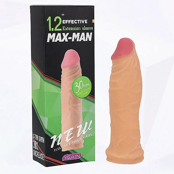 Bao đôn dên Max Man 1.2 inch cao cấp tăng kích thước dương vật