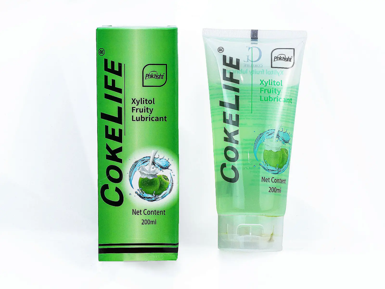 Gel b&ocirc;i trơn hương dừa COKELIFE Xylitol Fruity Lubricant 200ml