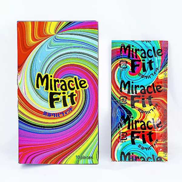 Bao cao su Sagami Miracle Fit 49mm siêu mỏng hộp 10 chiếc