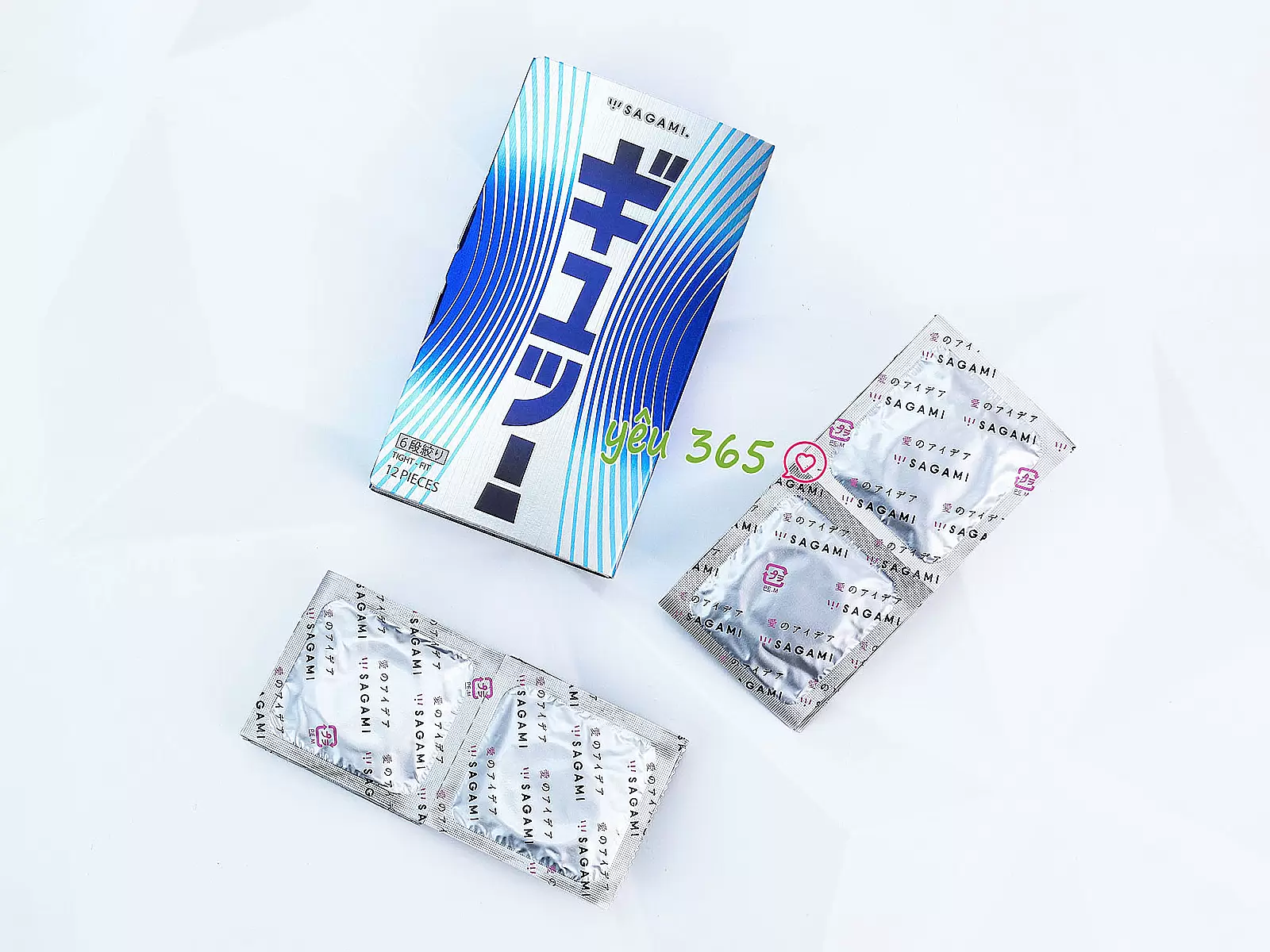 Bao cao su Sagami tight fit hộp 12 bao