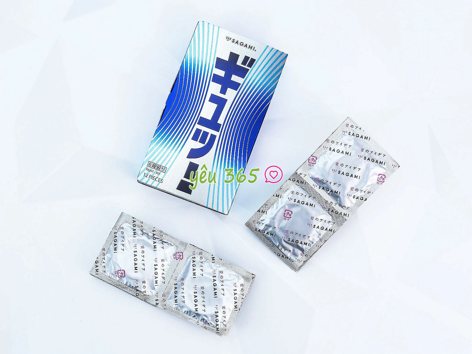 Bao cao su Sagami Tight-Fit hộp 12 bao