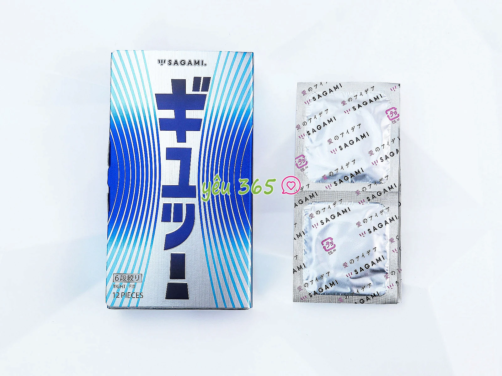 Bao cao su Sagami Tight-Fit hộp 12 bao