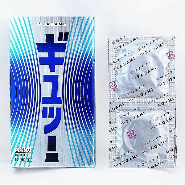 Bao cao su Sagami Tight-Fit ôm khít hộp 12 chiếc