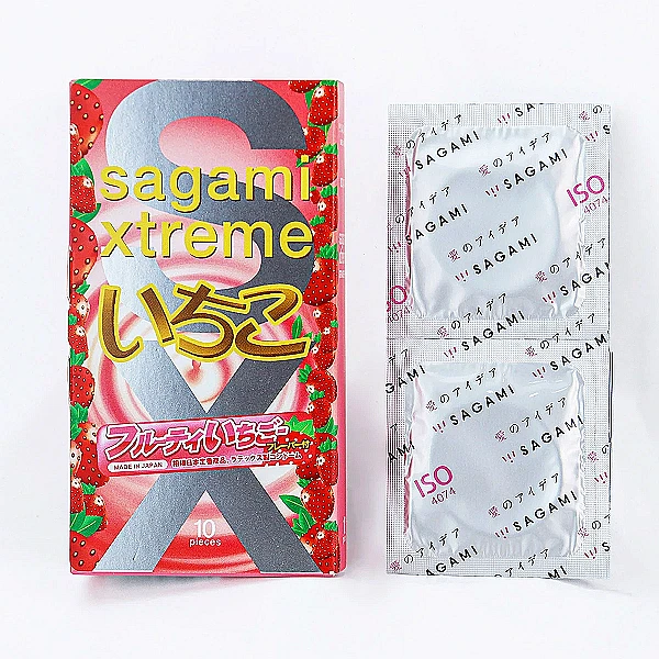 Bao cao su OLO Thin 001 Square Red gai nổi siêu mỏng kích thích