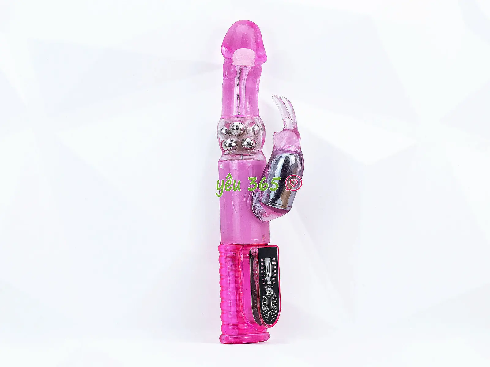 Dương vật giả có nhánh đa năng Lovely rung ngoáy xoay bi nhiều chế độ