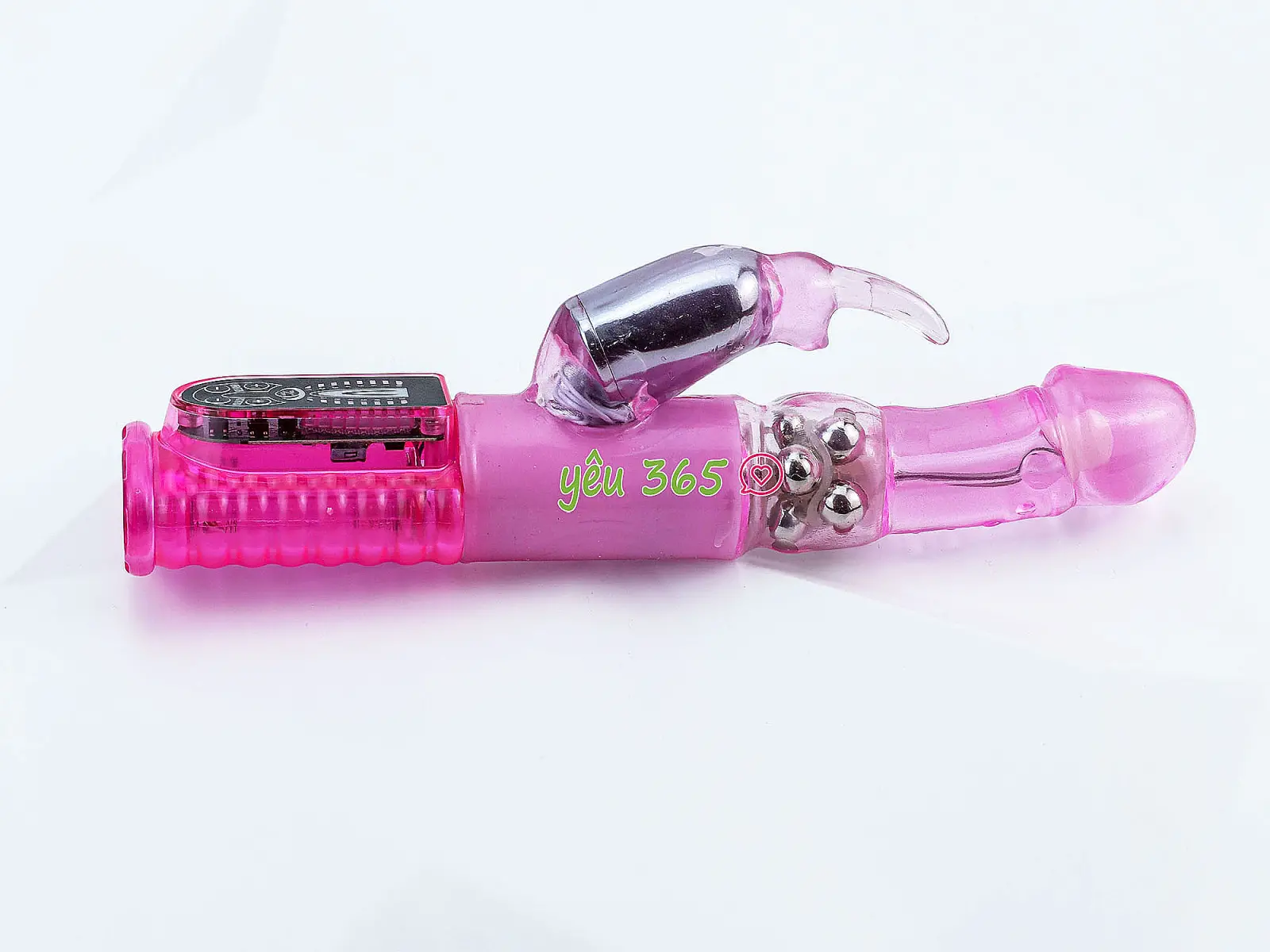 Dương vật giả có nhánh đa năng Lovely rung ngoáy xoay bi nhiều chế độ
