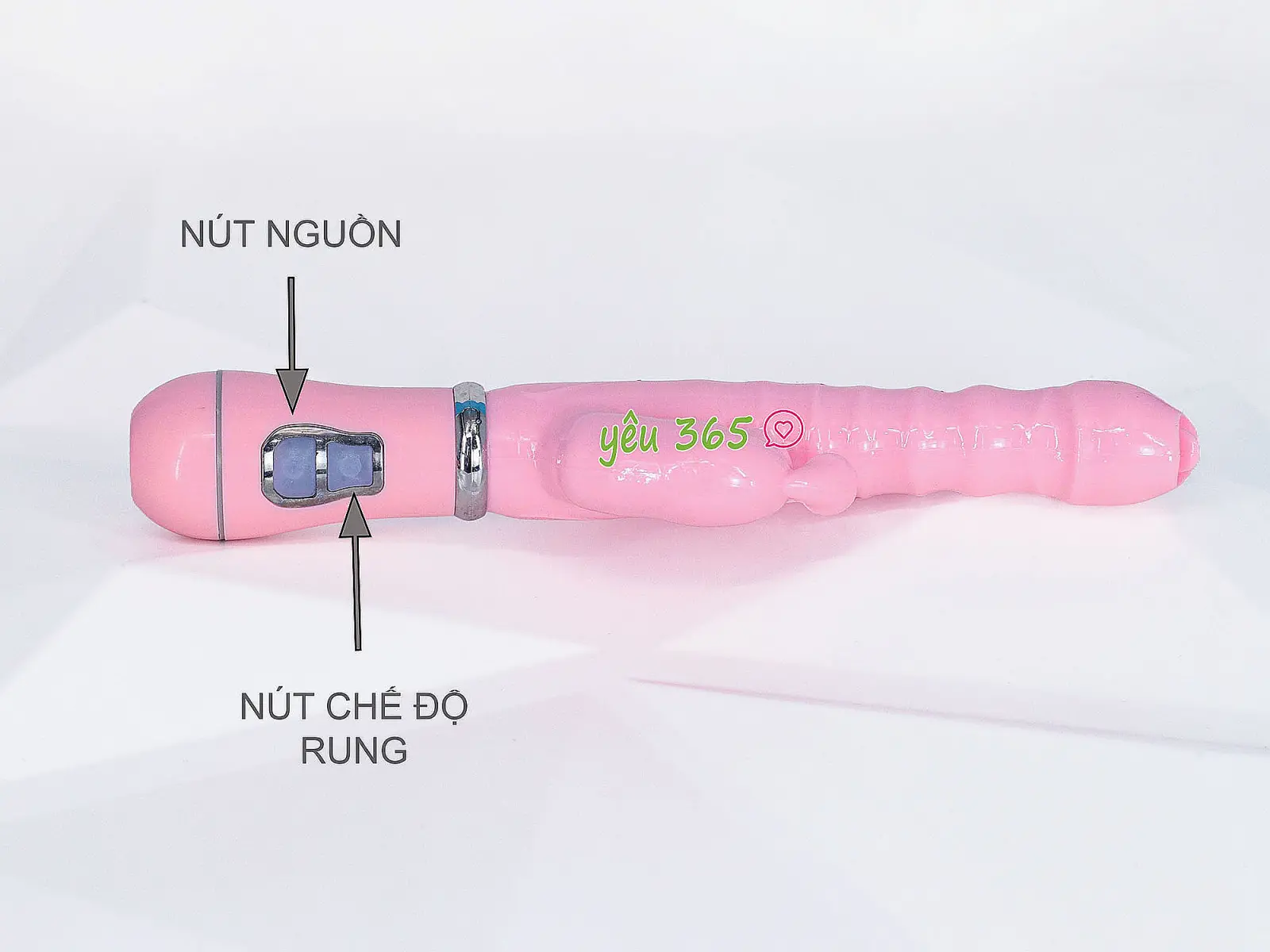 Dương vật giả đa năng 3 đầu nhiều chế độ rung