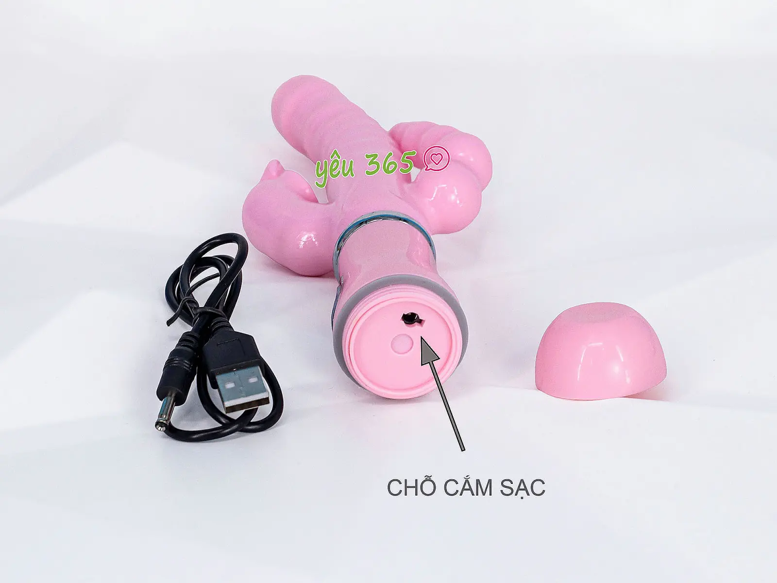Dương vật giả đa năng 3 đầu nhiều chế độ rung