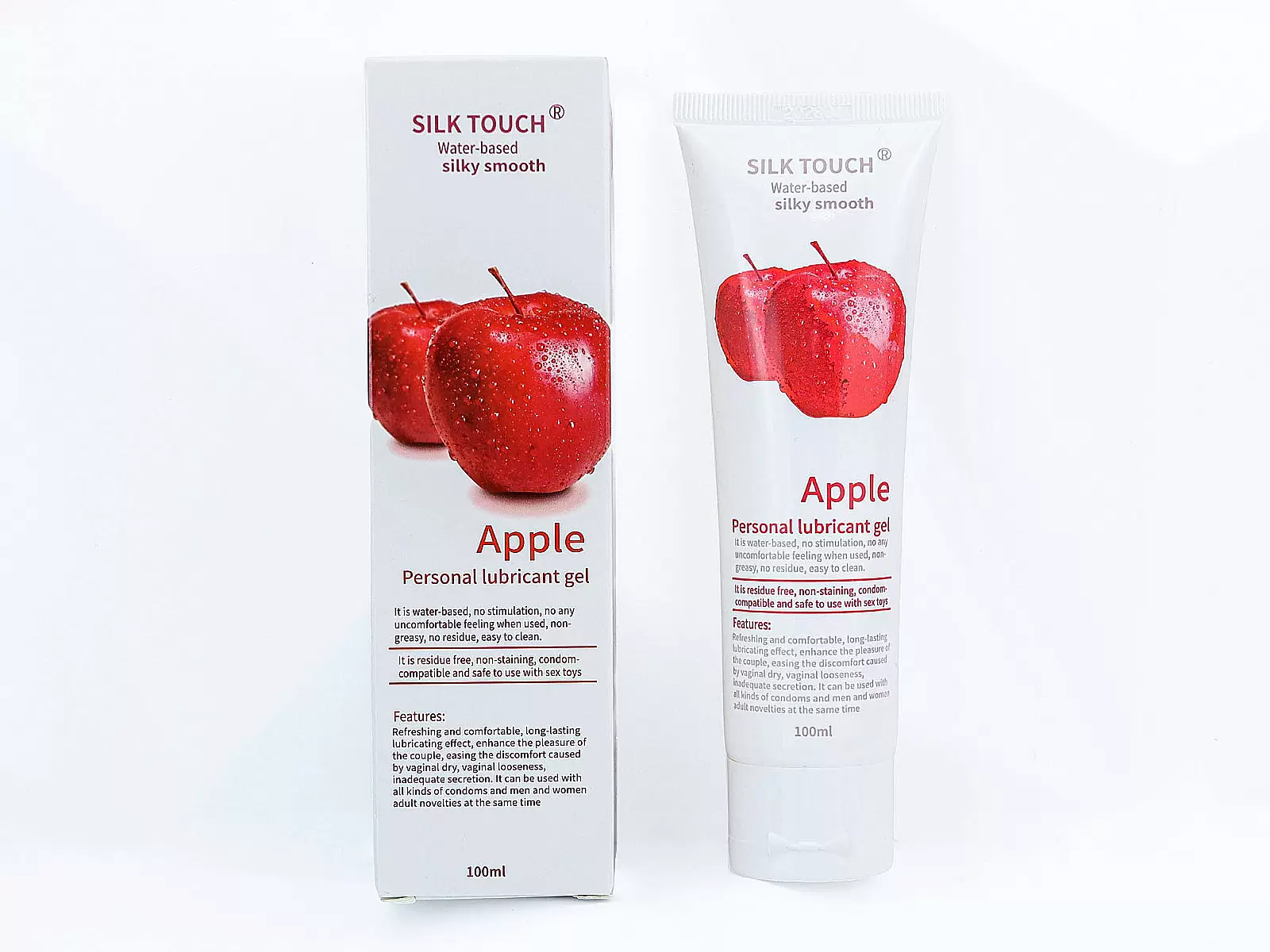 Gel bôi trơn hương táo Silk Touch 100ml