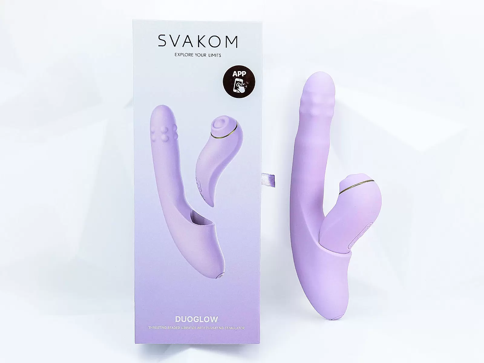Máy massage điểm G Svakom Duoglow đa năng kết nối App từ xa