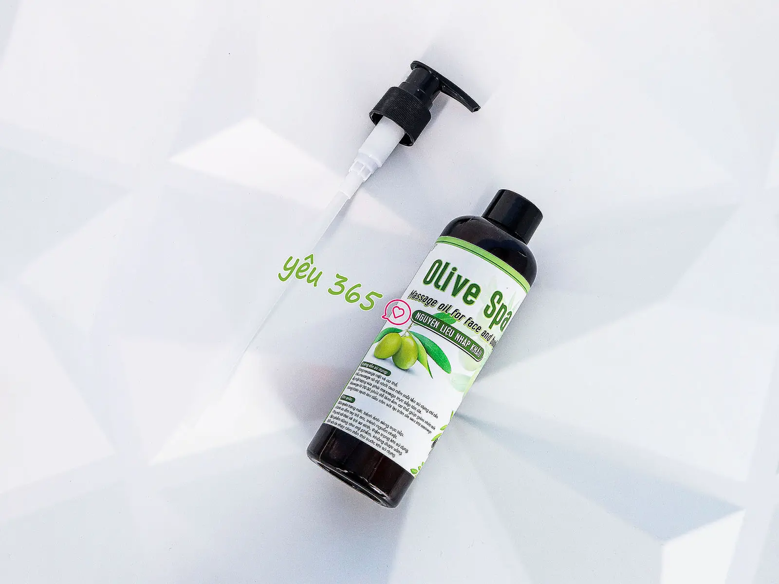 Dầu massage Olive Spa thư giãn tối ưu cho da mặt và toàn thân