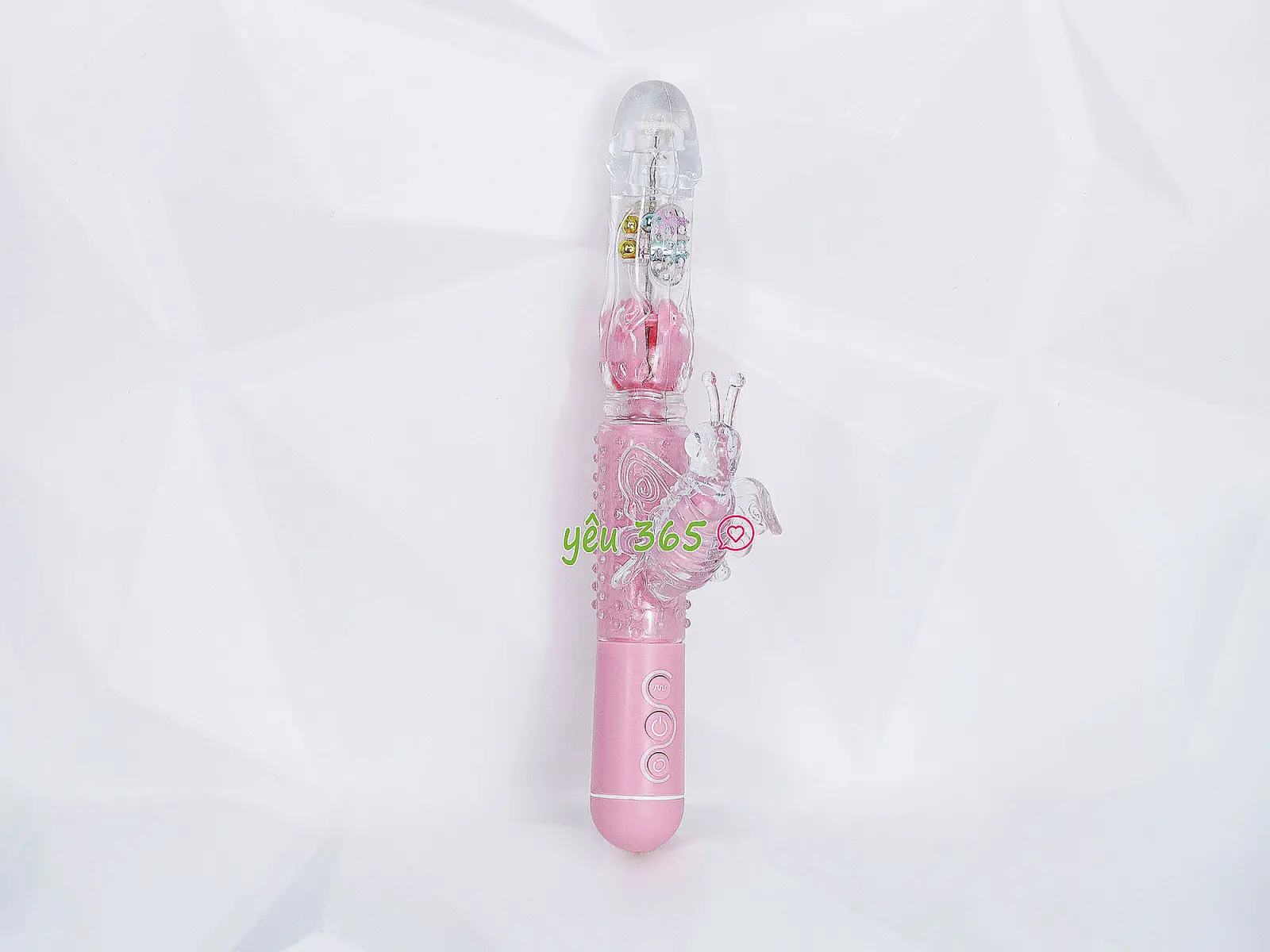 Dương vật giả rung thụt LOTUS pin sạc