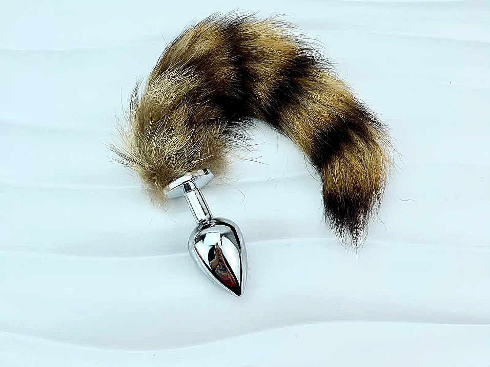 Thanh L&yacute; Bỏ Mẫu - Đồ chơi k&iacute;ch hậu đu&ocirc;i chồn inox loại tốt, hơi rụng l&ocirc;ng