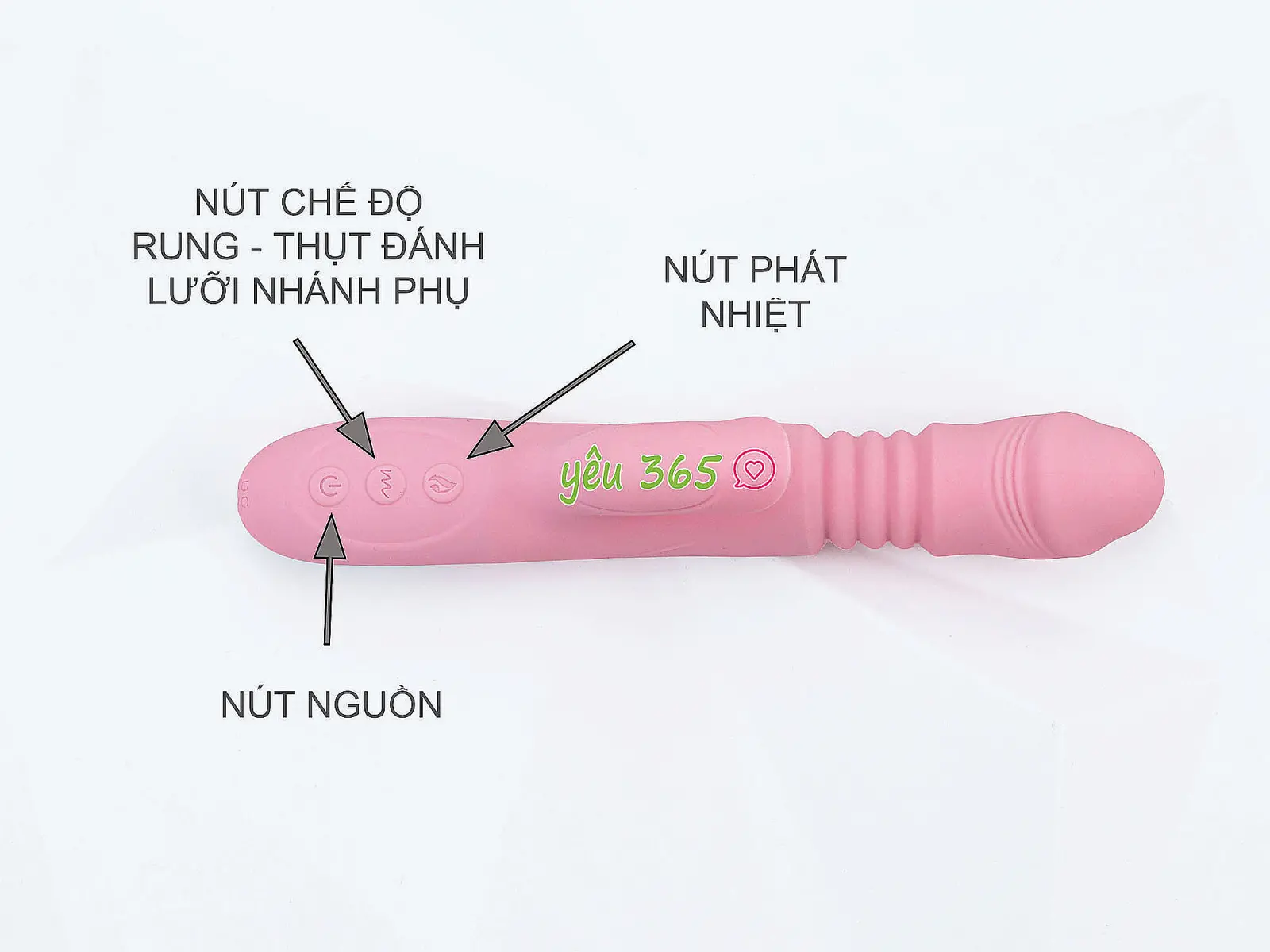 Dương vật giả Juai rung thụt, phát nhiệt, lưỡi liếm 7 chế độ