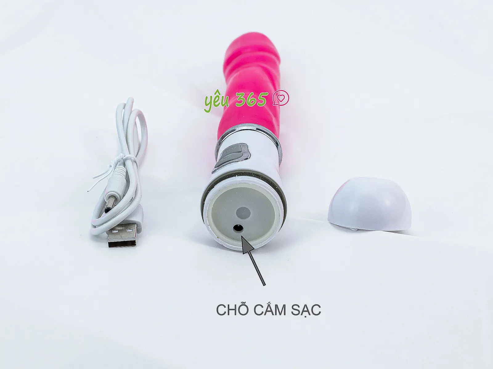 Dương vật giả silicon nhỏ gọn nhiều chế độ rung