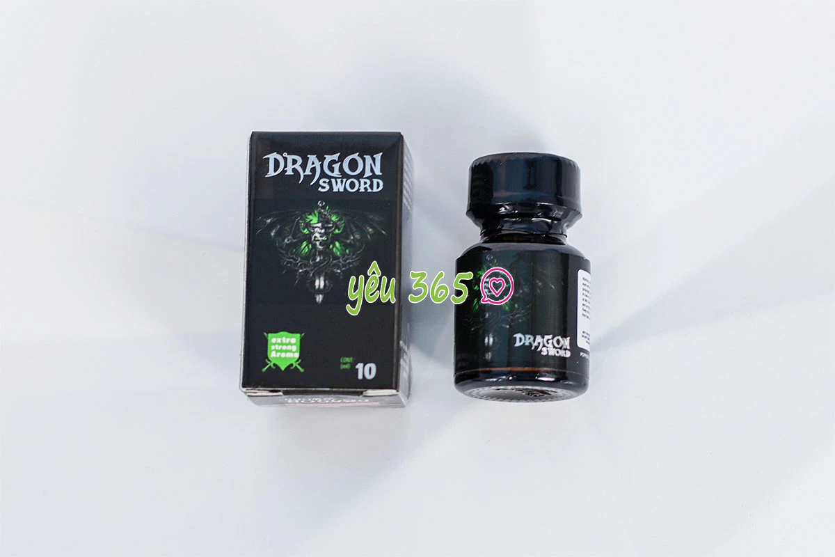 Chai hít Popper Dragon Sword 10ml tăng cảm giác hưng phấn