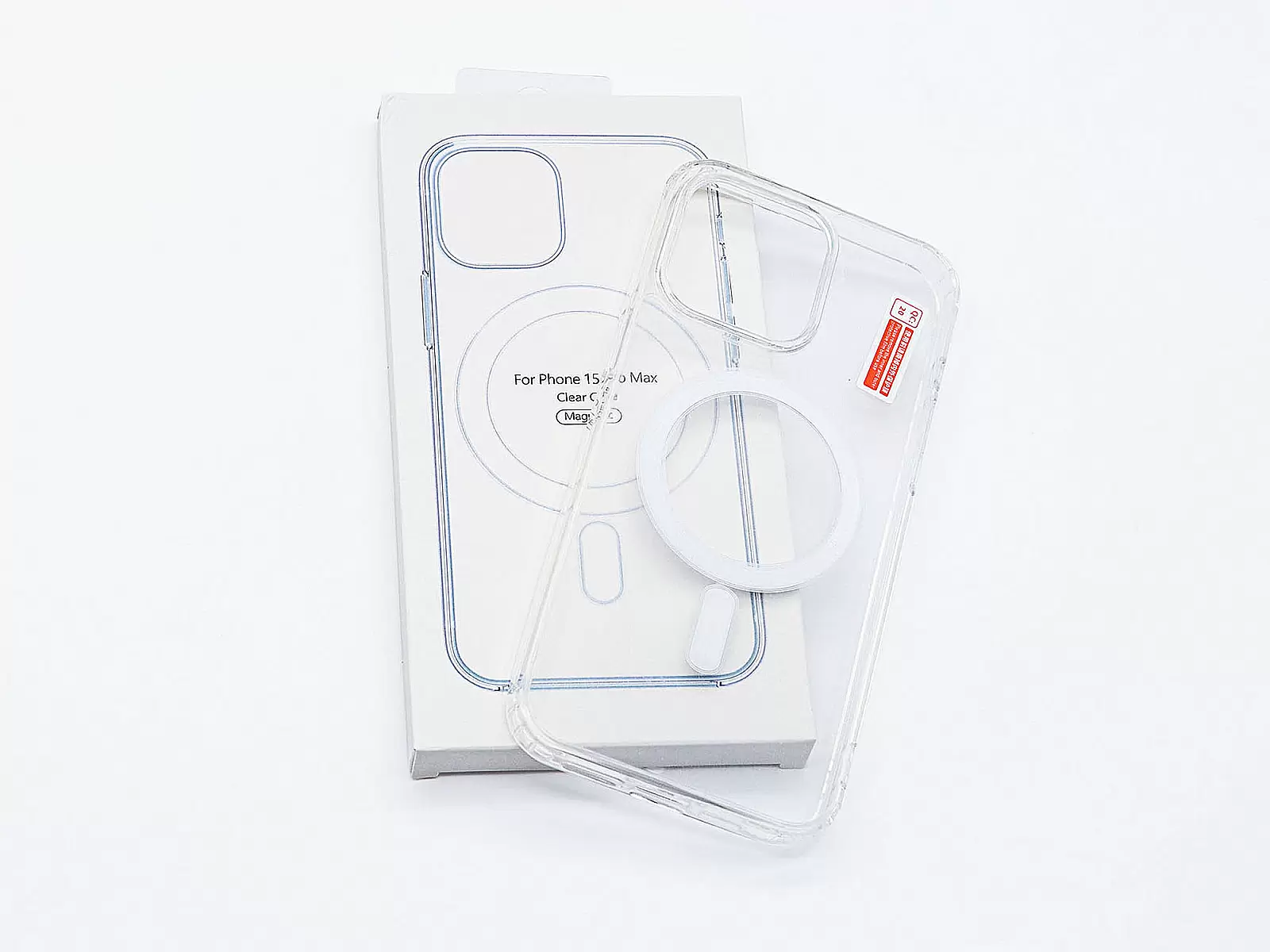 Ốp lưng iPhone 15 Pro Max Clear Case Magnetic trong suốt