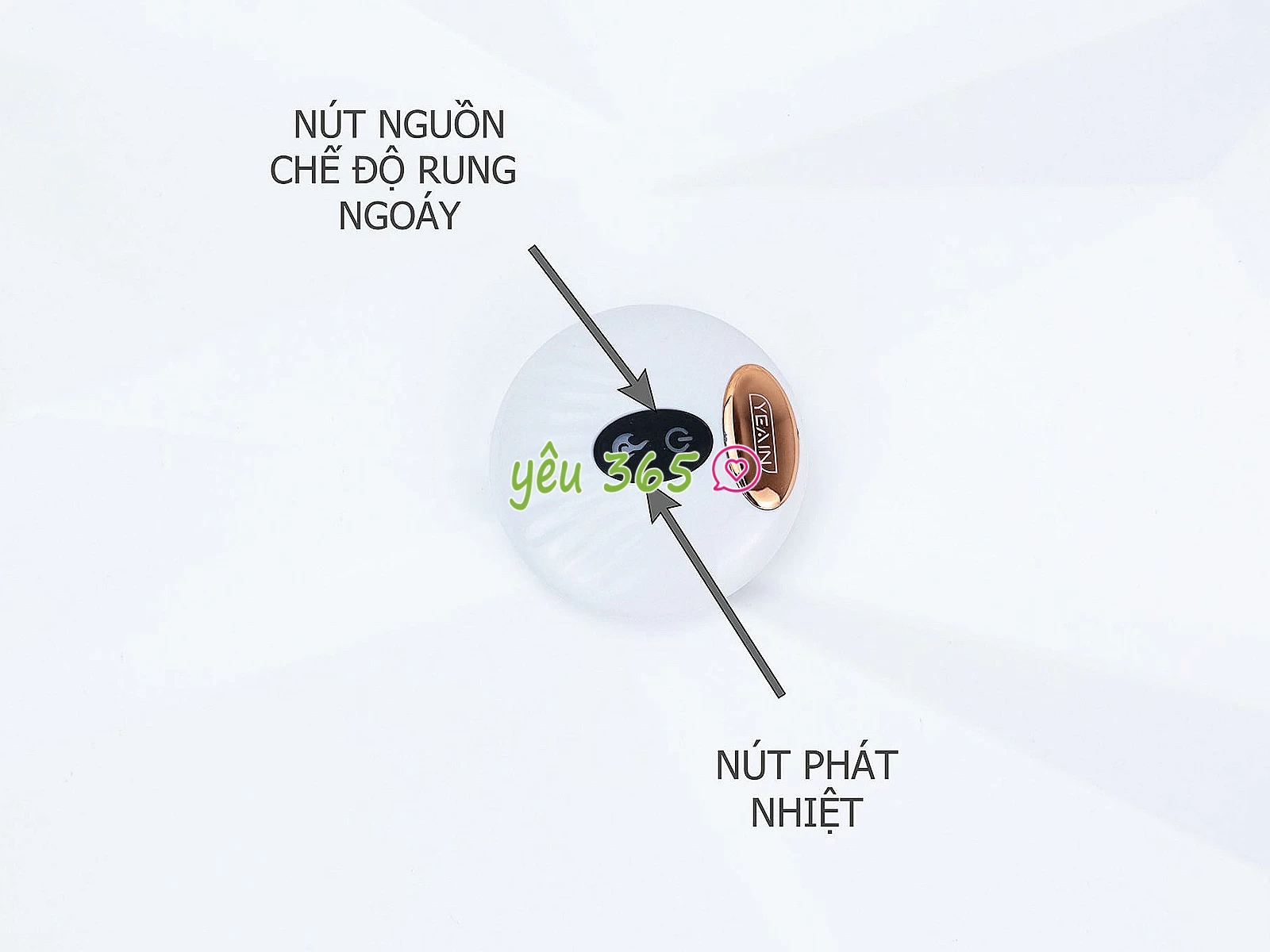 Dương vật giả có đế YEAIN Devil kèm dây đeo pin sạc điều khiển từ xa