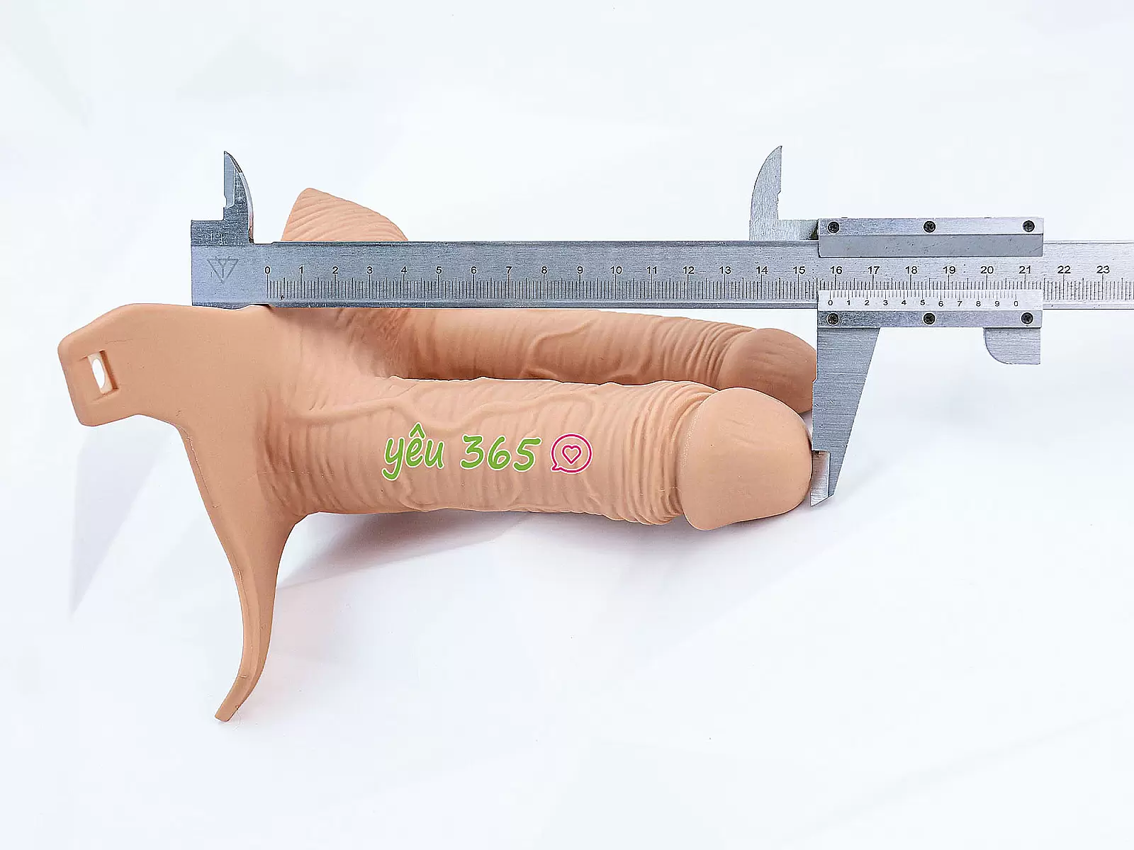 Dương vật giả 2 đầu có dây đeo Long Love