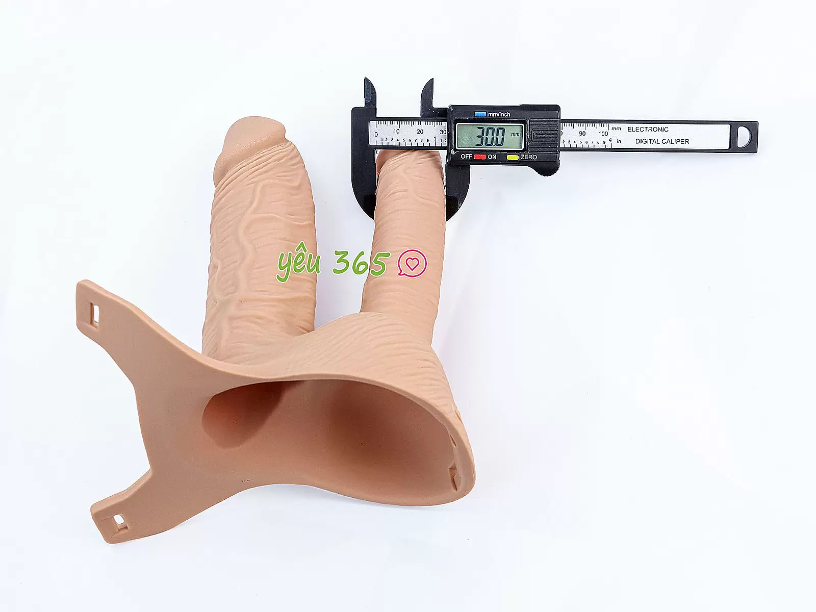 Dương vật giả 2 đầu có dây đeo Long Love