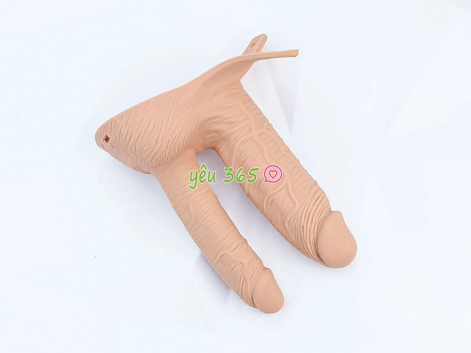Dương vật giả 2 đầu có dây đeo Long Love