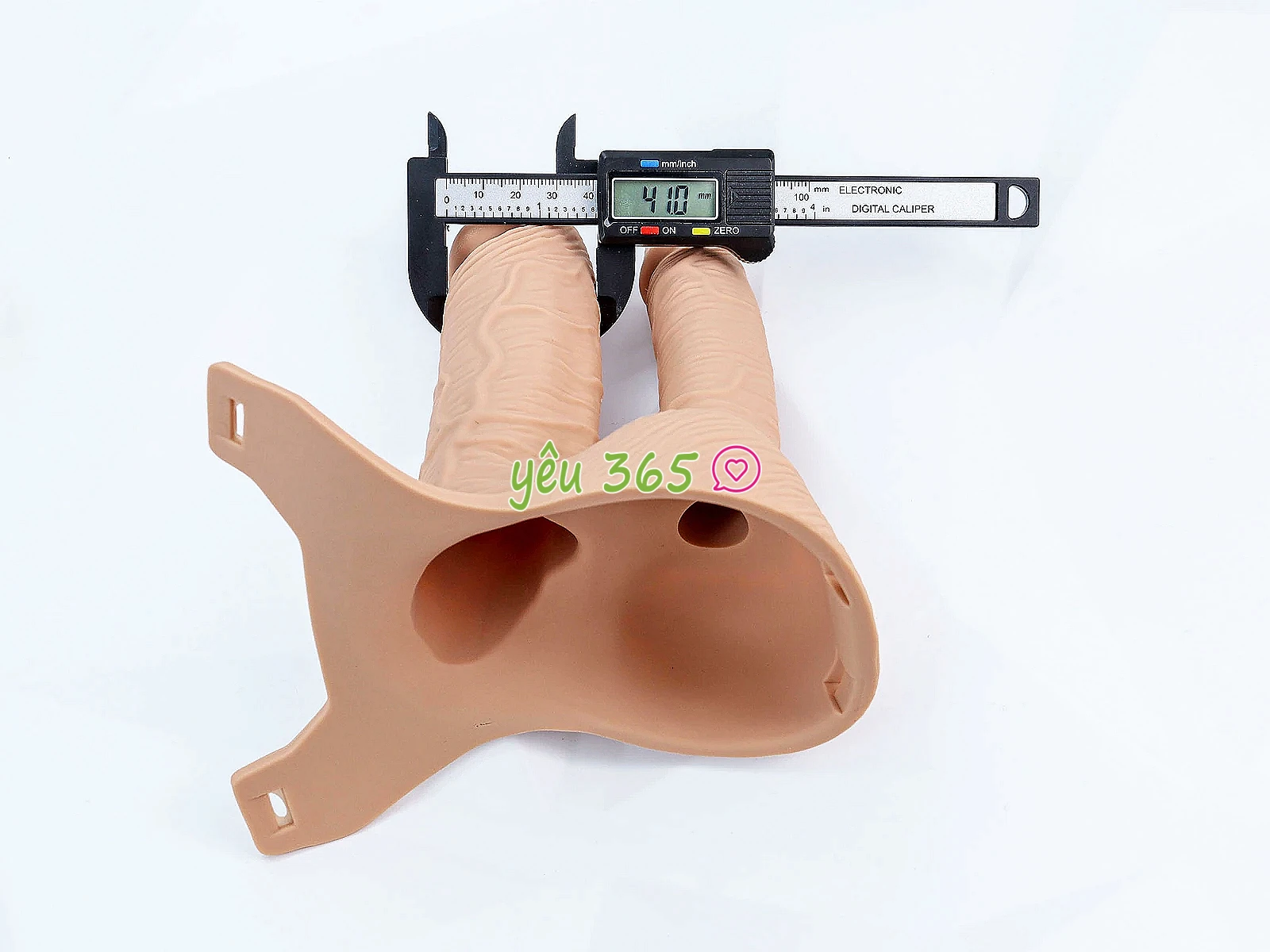 Dương vật giả 2 đầu có dây đeo Long Love
