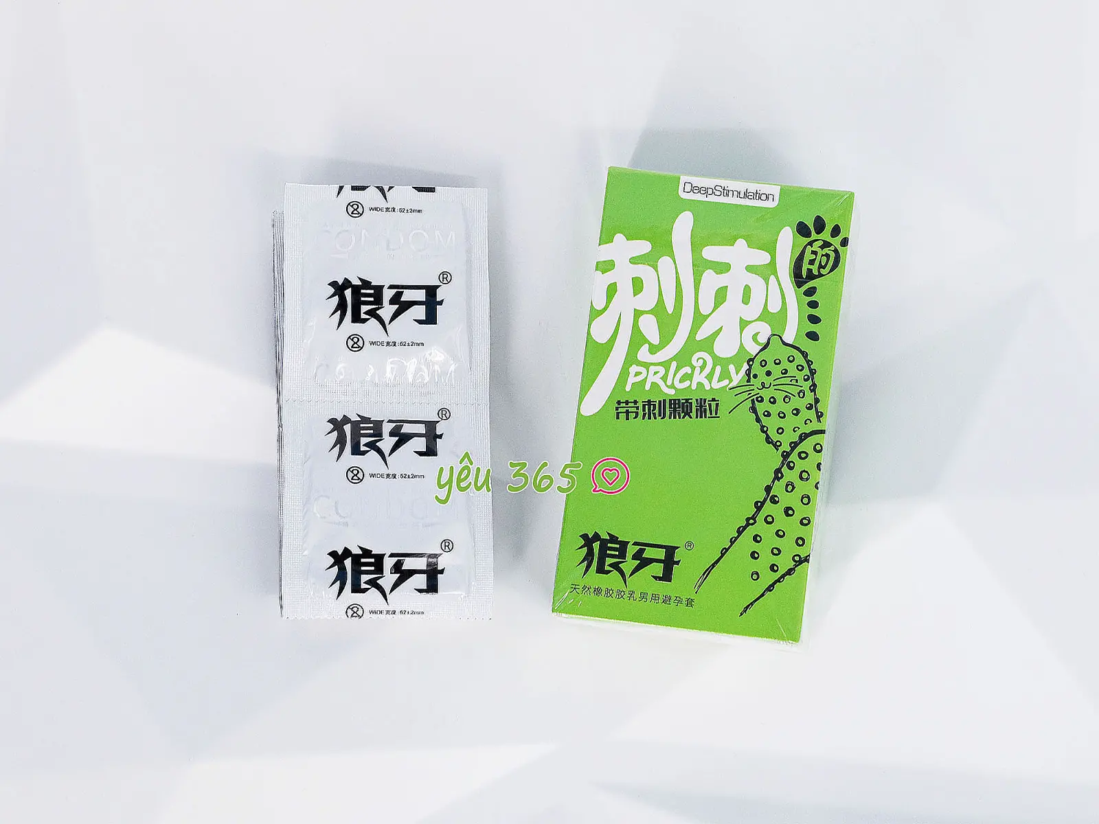 Bao cao su Lang Nha Prickly gai