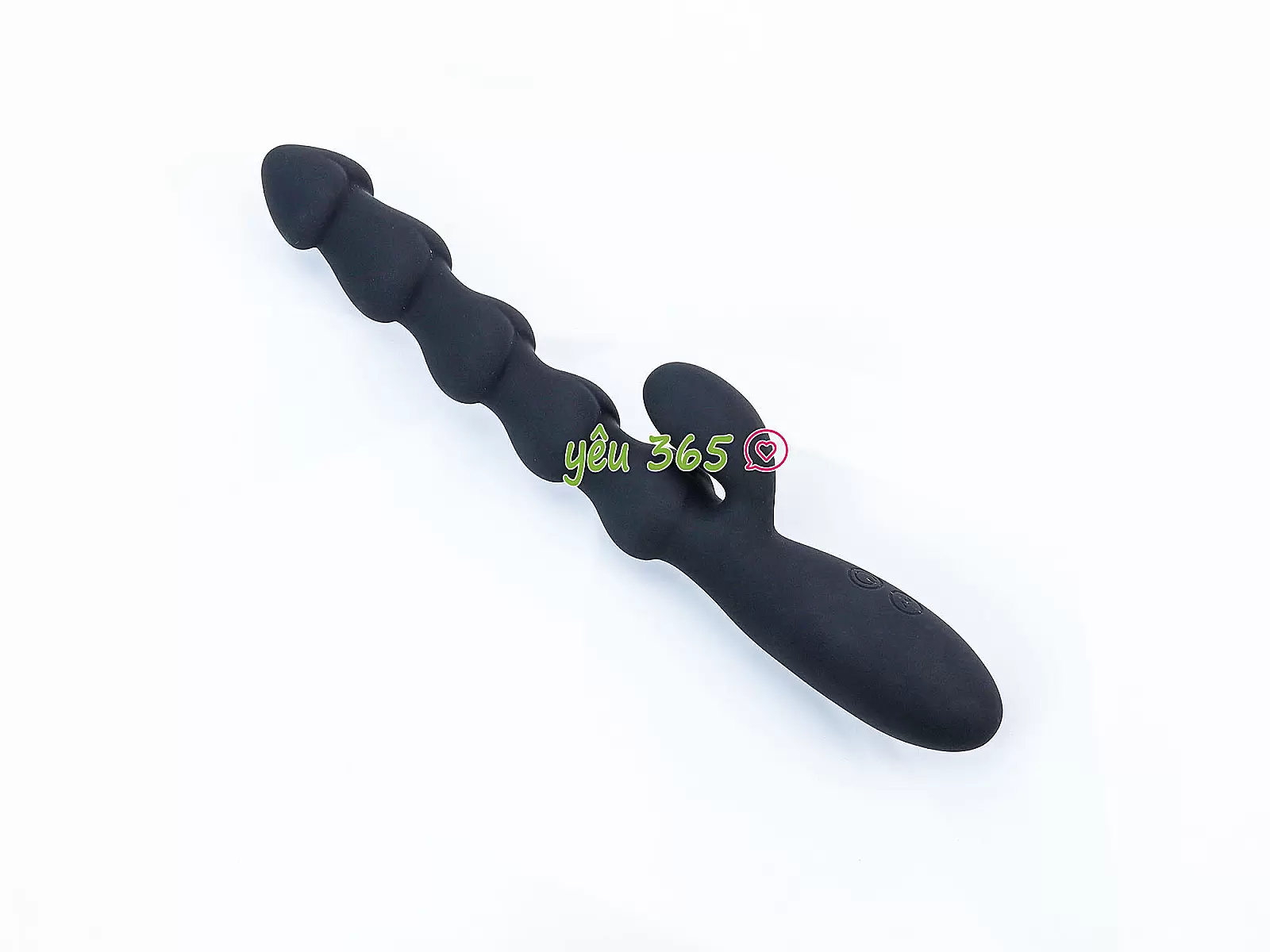 Máy rung massage Threaded hậu môn 2 nhánh pin sạc