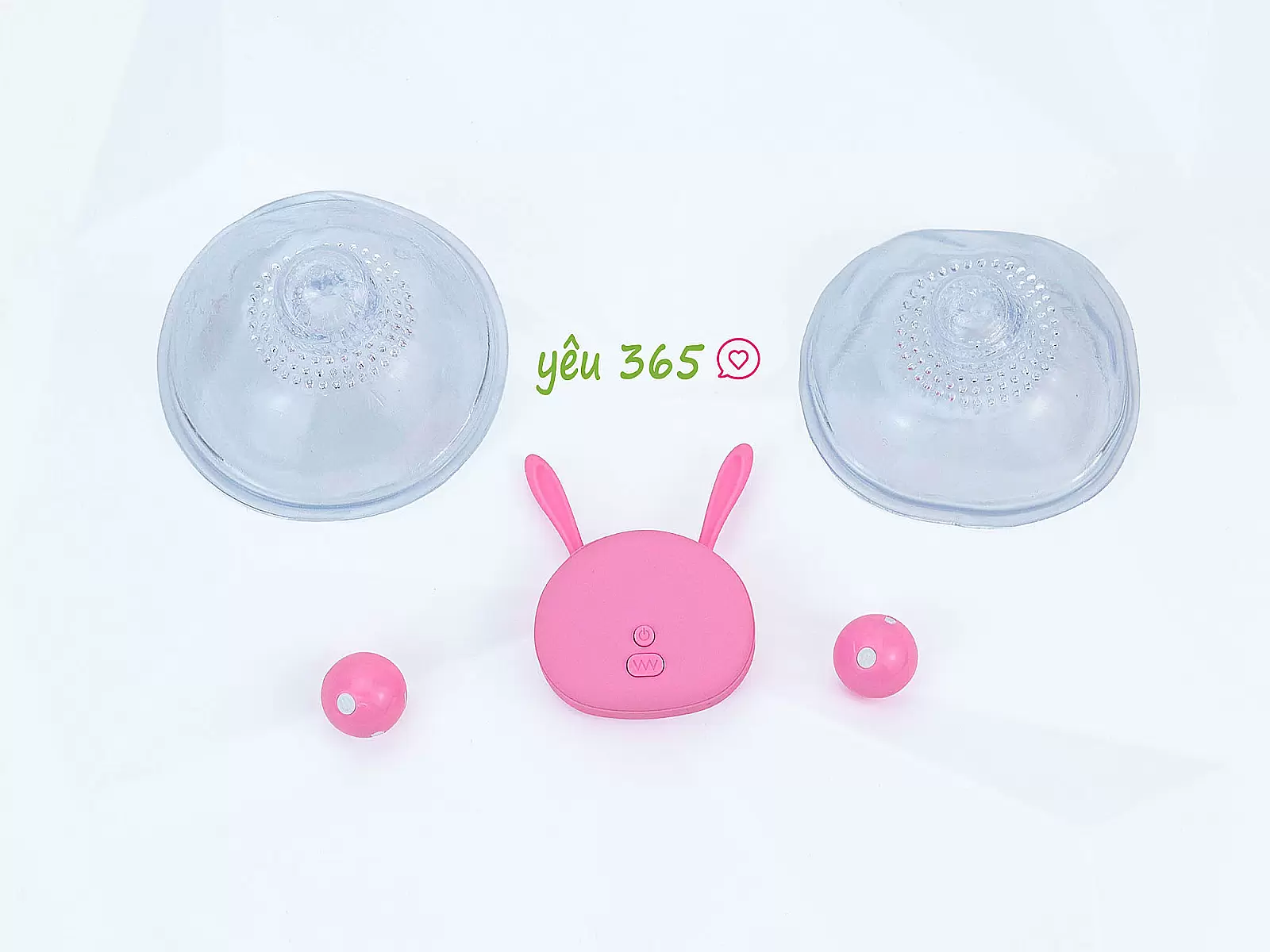Máy mát xa ngực Breast Vibrator điều khiển từ xa