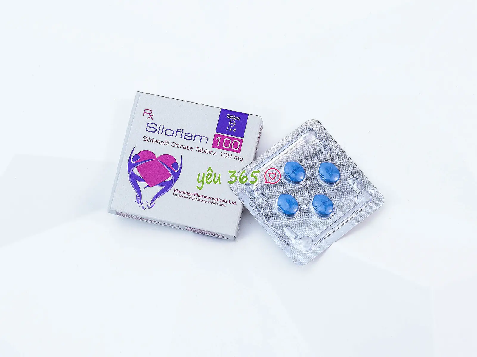 Viên uống cường dương Siloflam 100mg ngăn xuất tinh sớm