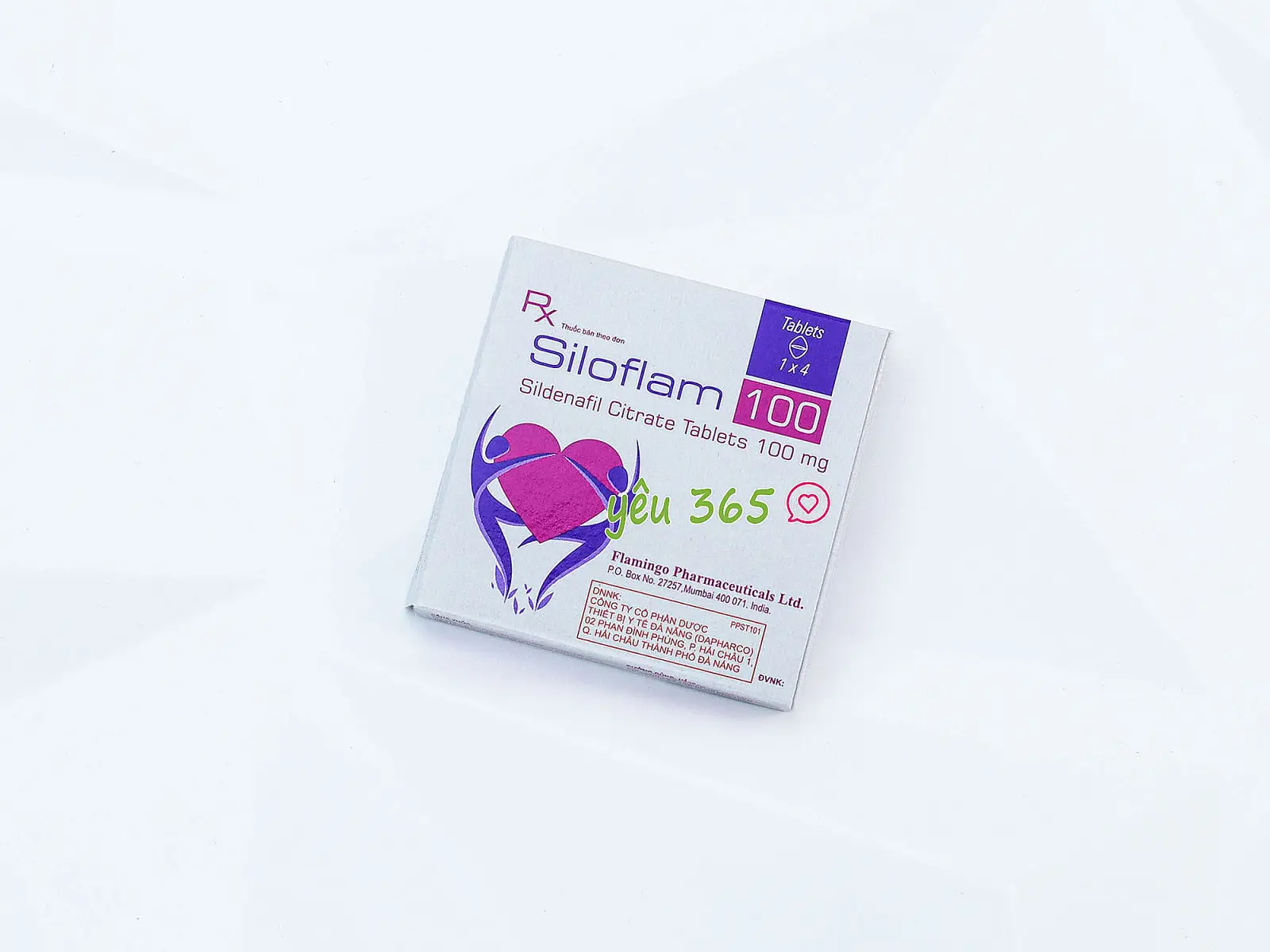 Viên uống cường dương Siloflam 100mg ngăn xuất tinh sớm