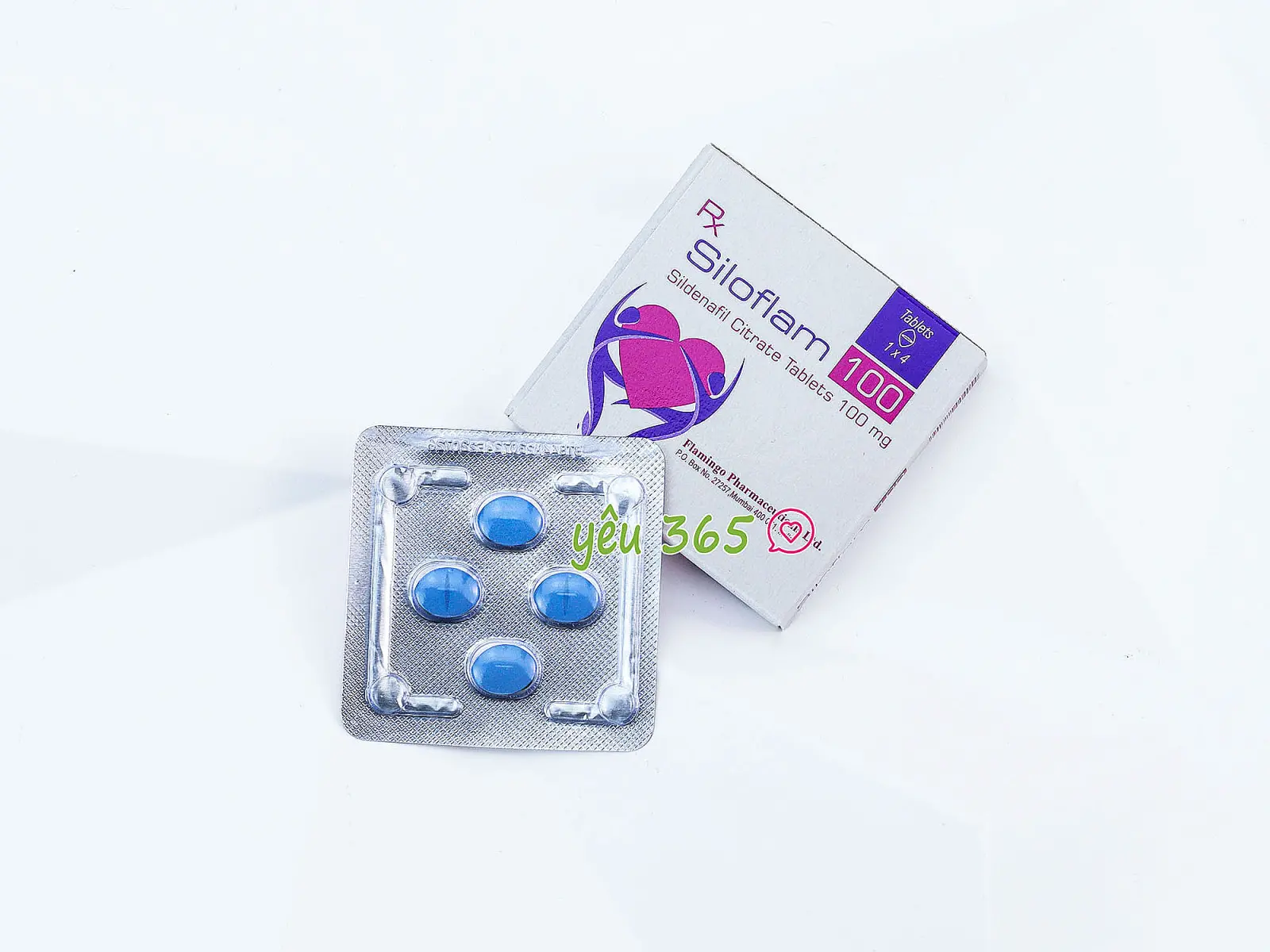 Viên uống cường dương Siloflam 100mg ngăn xuất tinh sớm