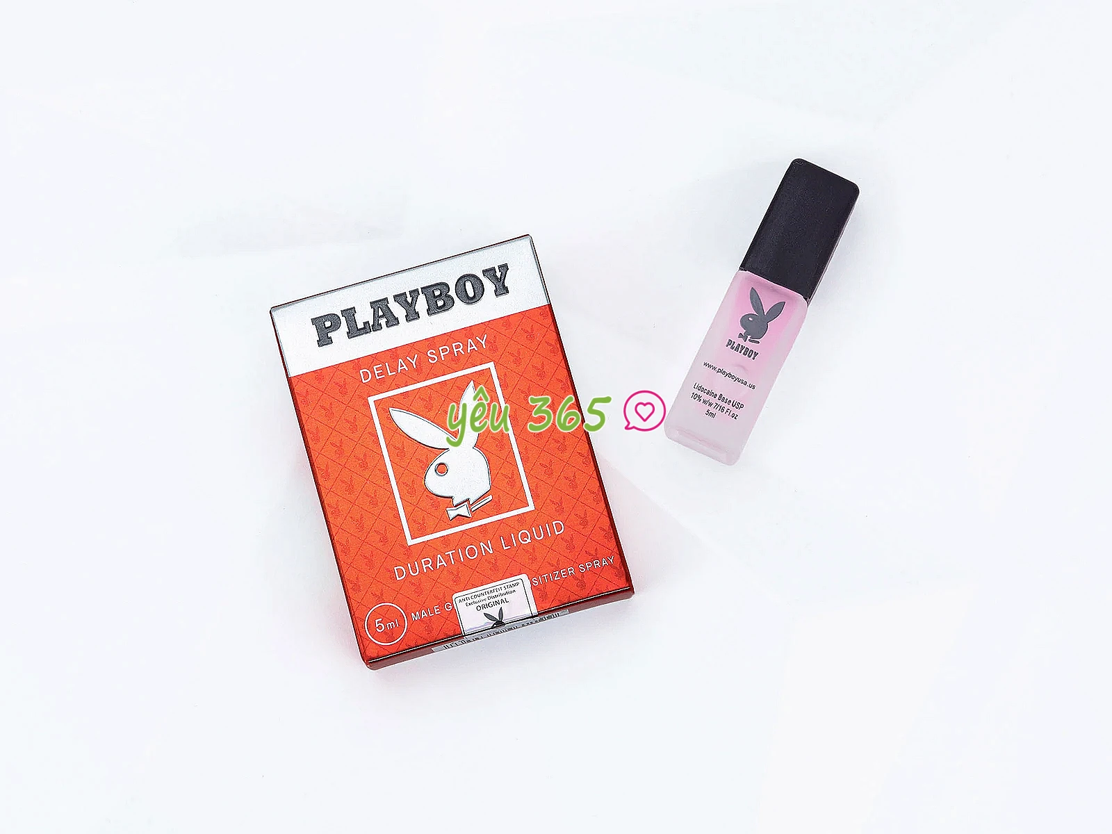 Xịt Kéo Dài Thời Gian Playboy Delay Spray Duration Liquid 5ml
