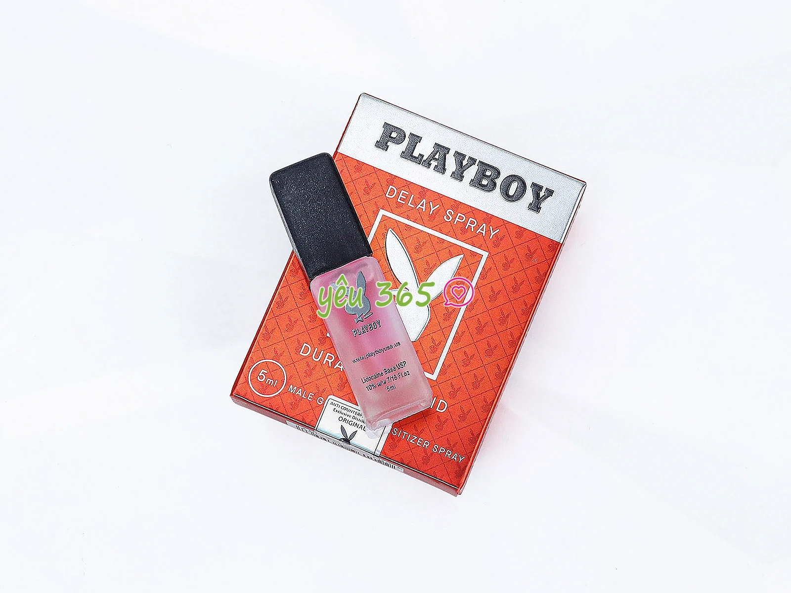 Xịt Kéo Dài Thời Gian Playboy Delay Spray Duration Liquid 5ml