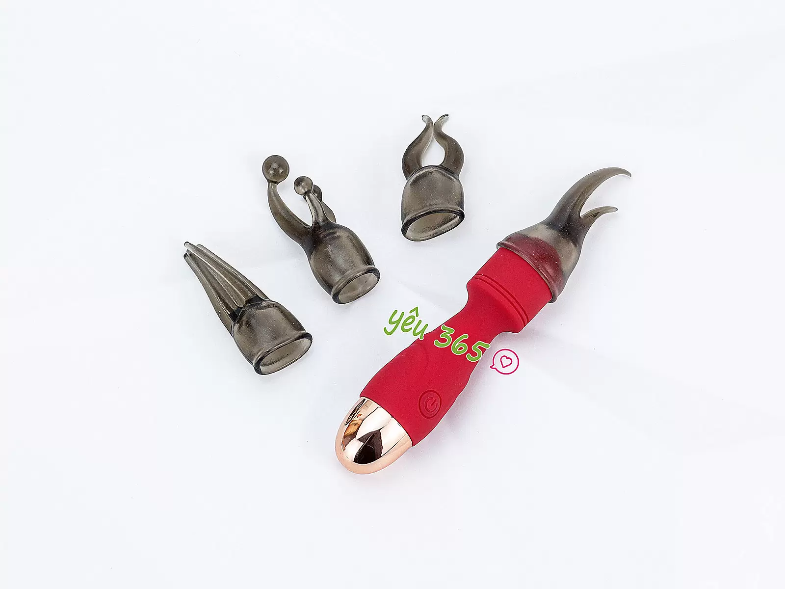 Mát xa điểm G mini kèm 4 đầu nhỏ gọn pin sạc