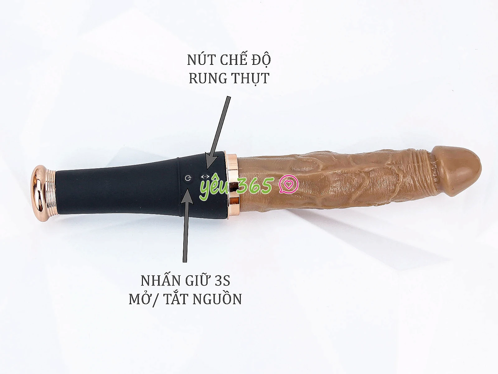 Dương vật giả ngụy trang gậy bóng chày Vibrator
