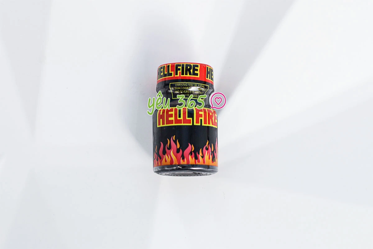 Chai hít Popper Hell Fire 10ml tăng cảm giác hưng phấn