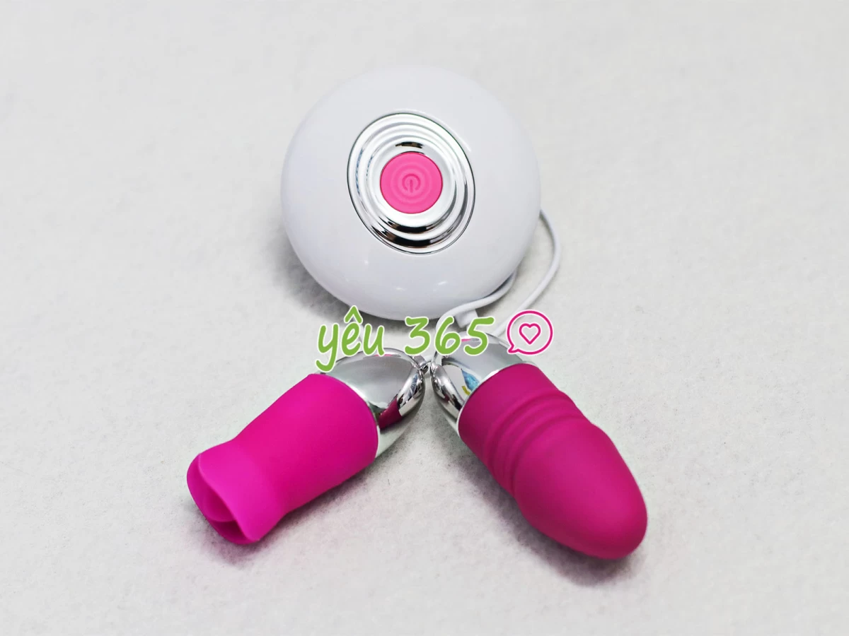 Trứng rung tình yêu mini 2 đầu Vibrating