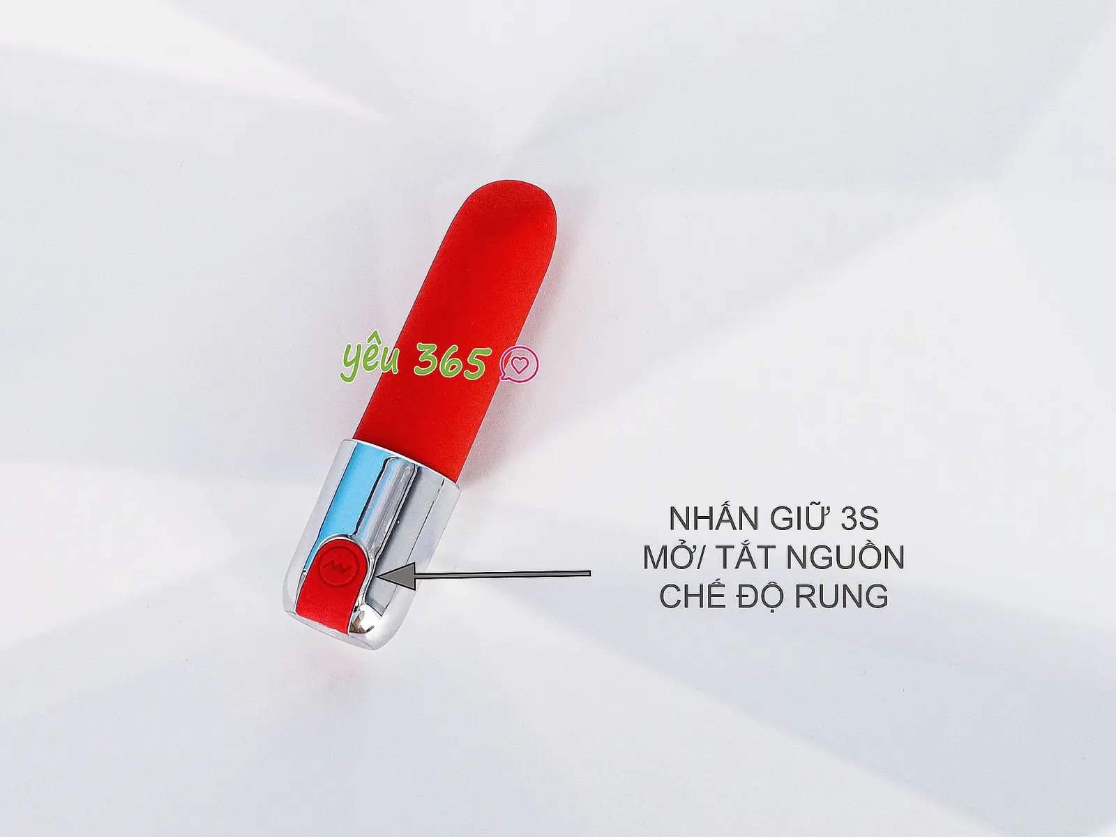 Trứng rung tình yêu hình thỏi son pin sạc