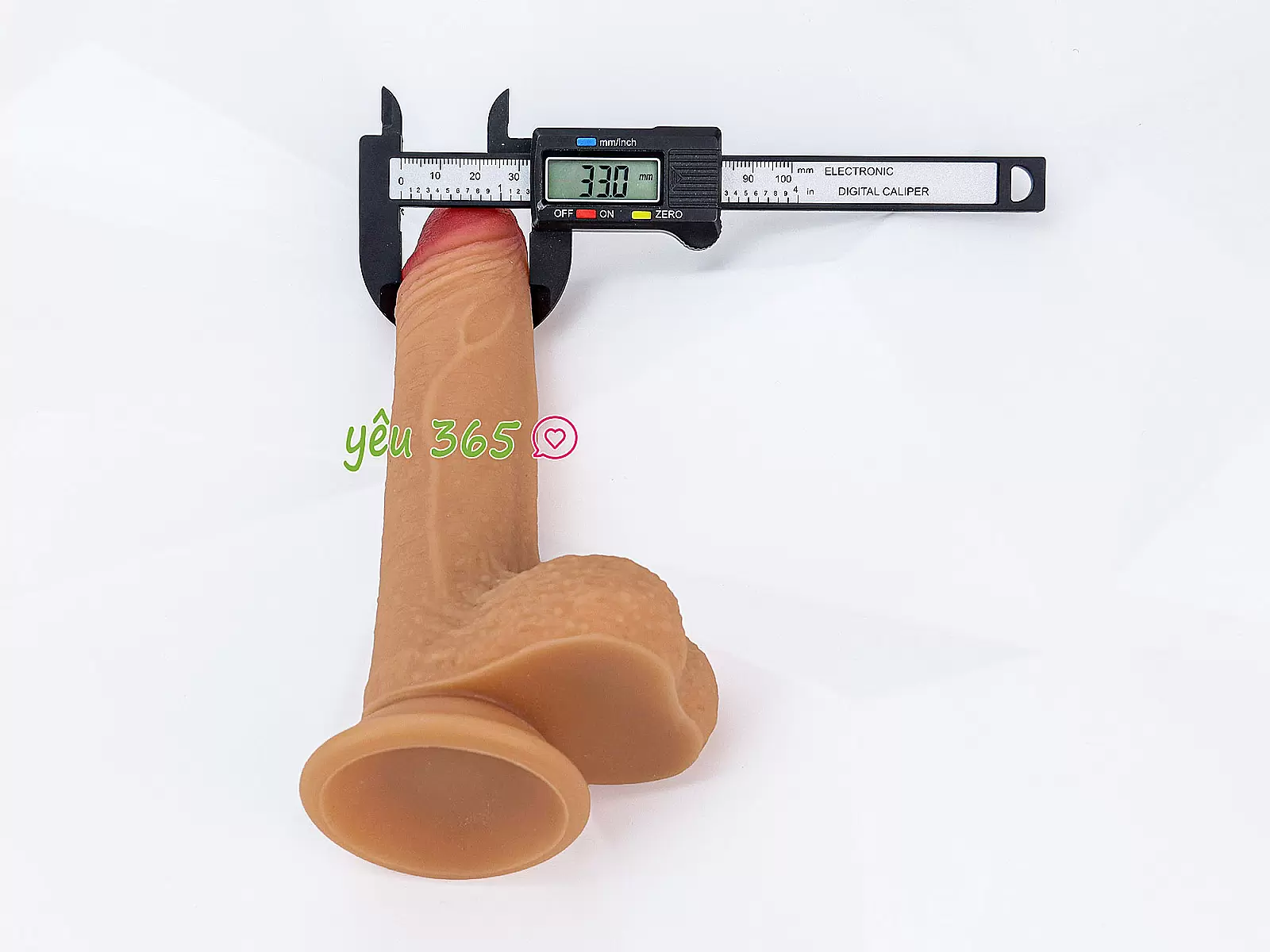 Dương vật giả có đế Lovetoy Nature Cock 7 inch có bìu