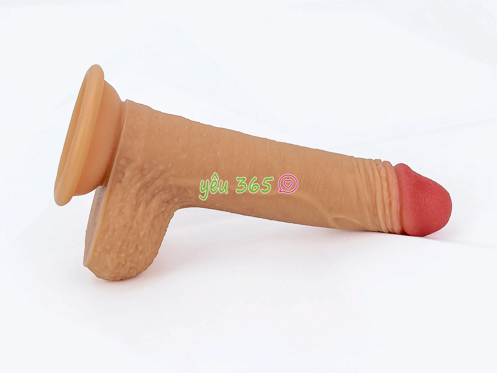 Dương vật giả có đế Lovetoy Nature Cock 7 inch mềm mại chân thật