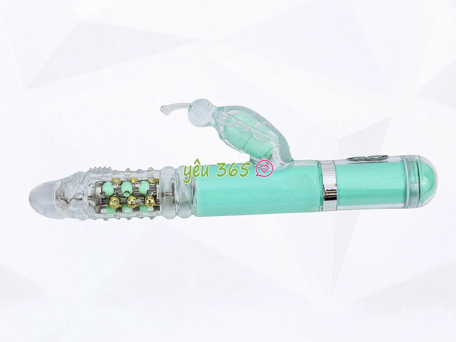 Dương vật giả đa năng rung thụt xoay bi có nhánh Mazarine
